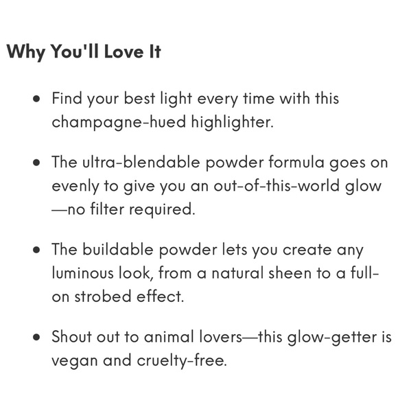 🌾HP🌾 Lottie London Shimmer Squad Powder Highlighter The Good Girl NIB - Picture 8 of 8